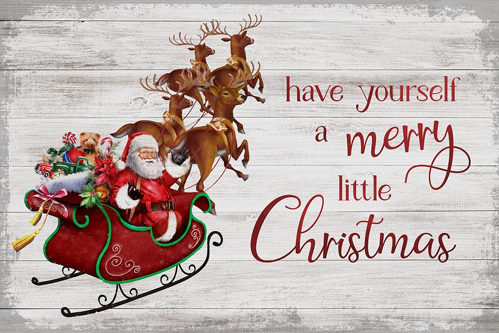 Merry Little Christmas art print by Conrad Knutsen for $57.95 CAD