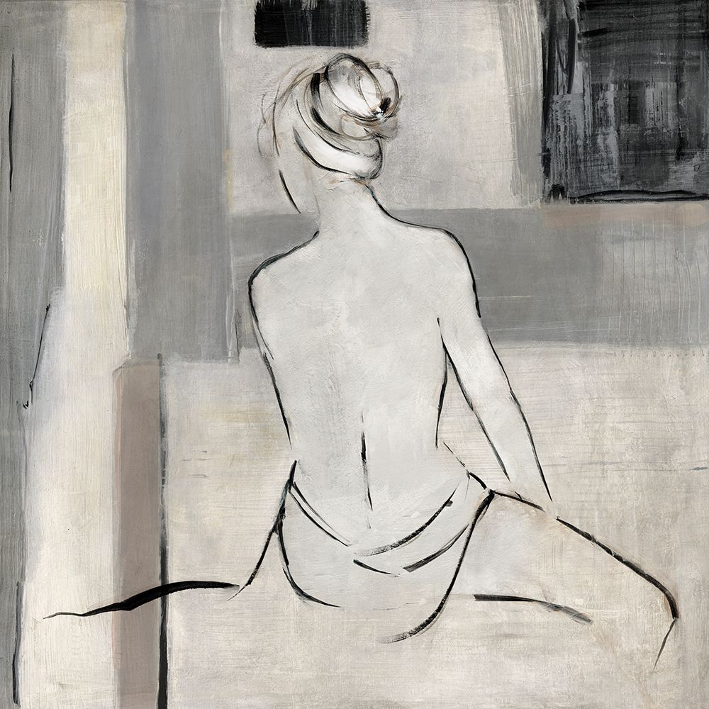 Abstract Bather II art print by Sally Swatland for $57.95 CAD