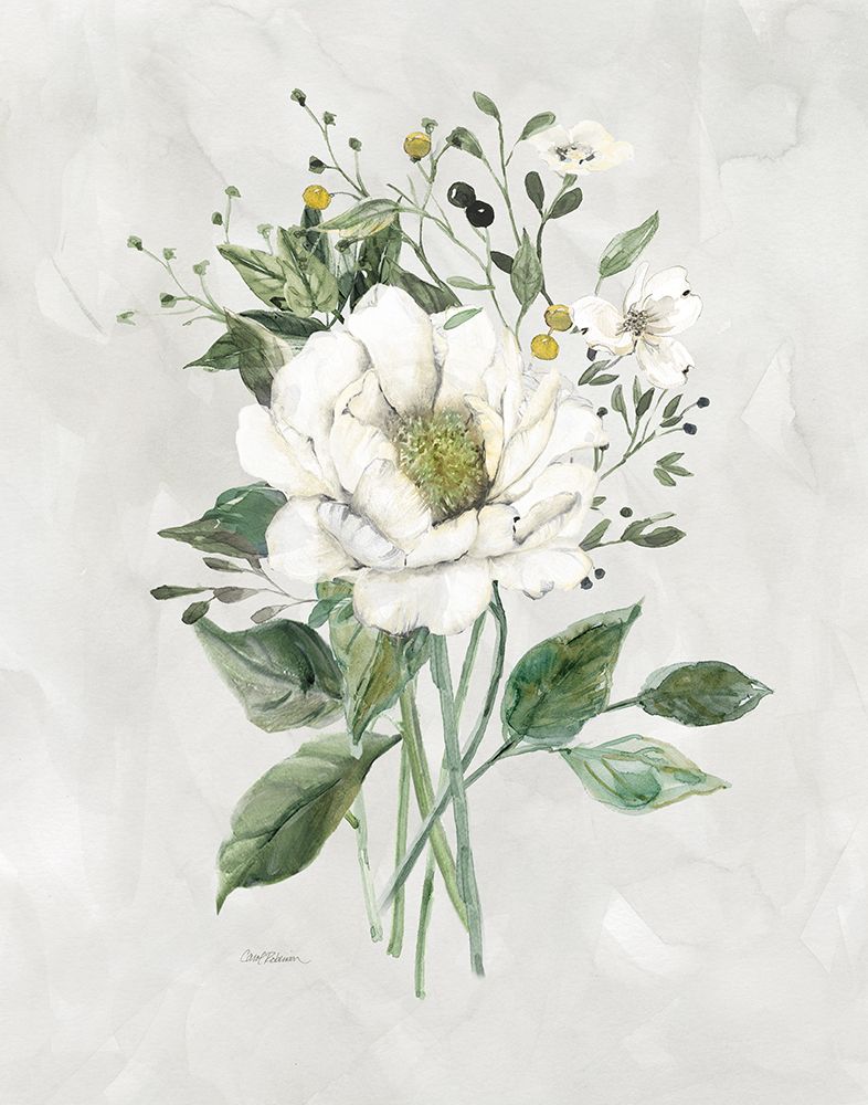 White Farmhouse Botanical I art print by Carol Robinson for $57.95 CAD