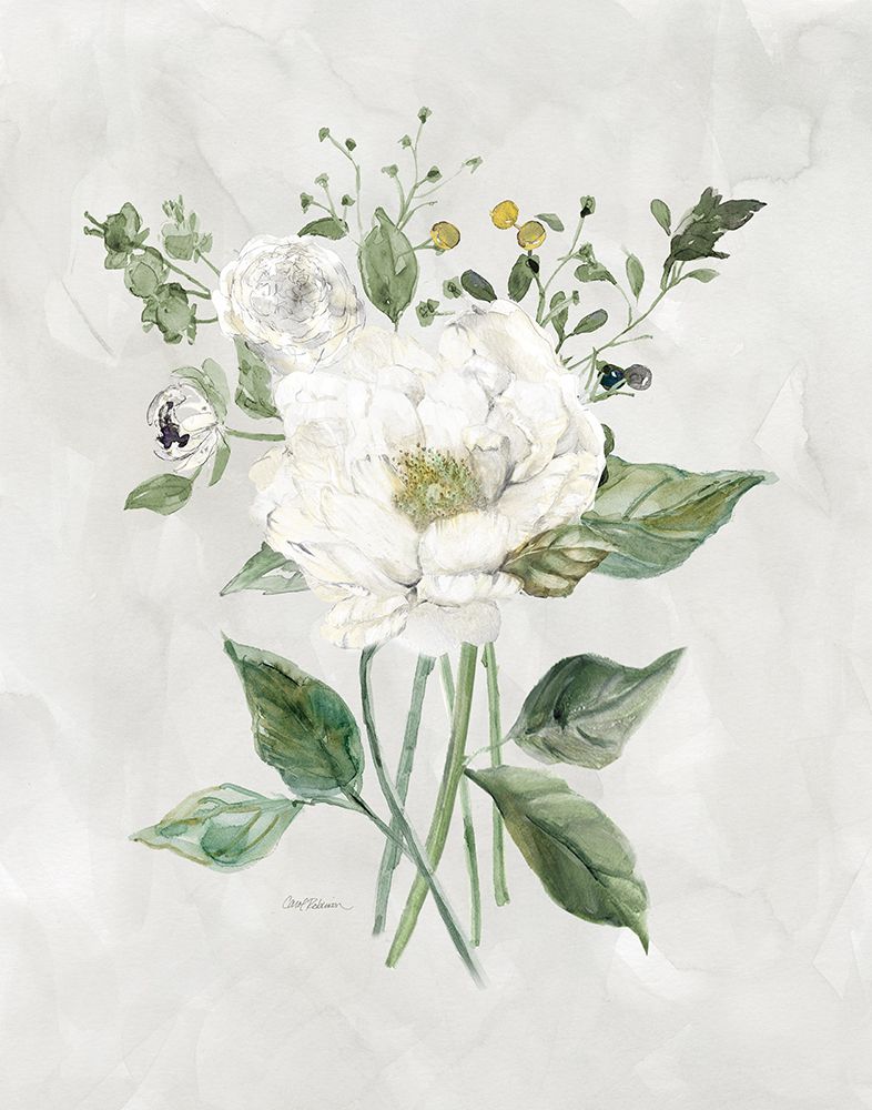 White Farmhouse Botanical II art print by Carol Robinson for $57.95 CAD