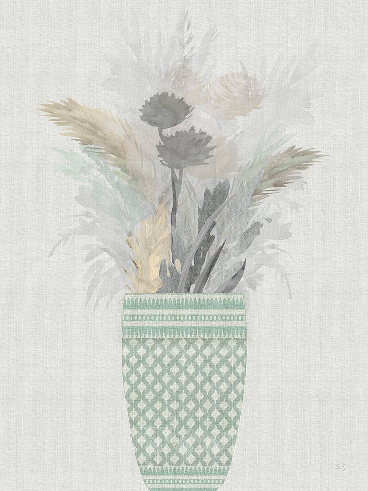 Cattail Arrangement I art print by Susan Jill for $57.95 CAD