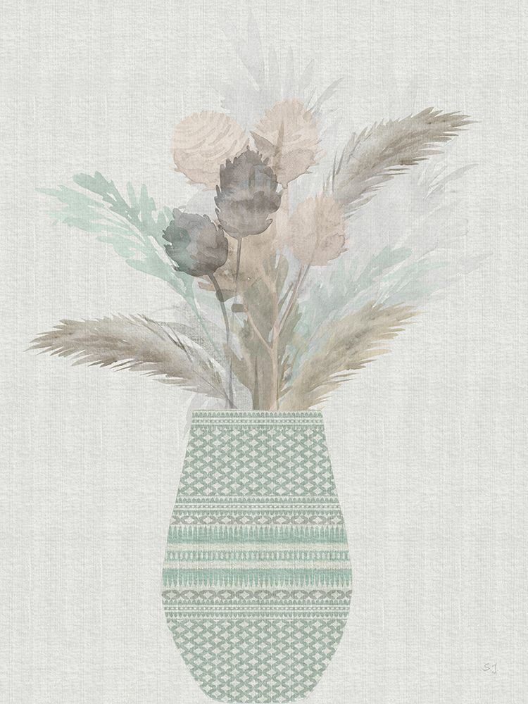 Cattail Arrangement II art print by Susan Jill for $57.95 CAD