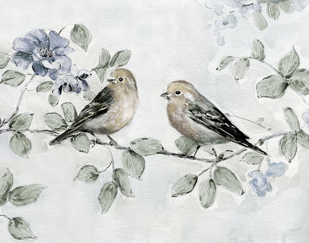 Soft Finch Summer art print by Sally Swatland for $57.95 CAD
