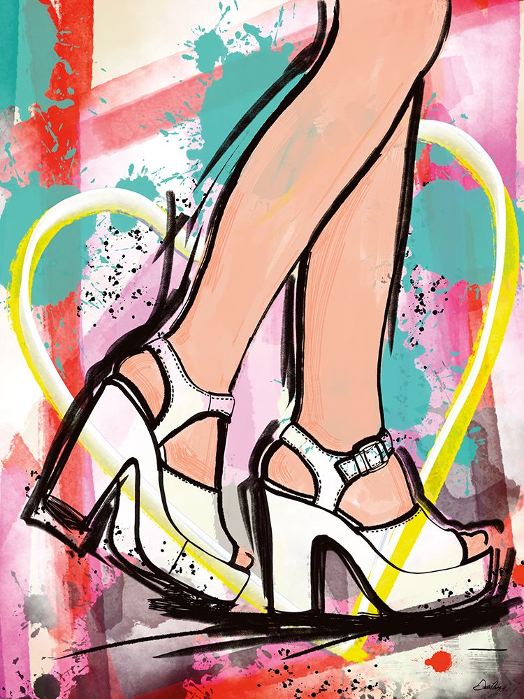 Pop Glam Platform art print by Stella Chang for $57.95 CAD