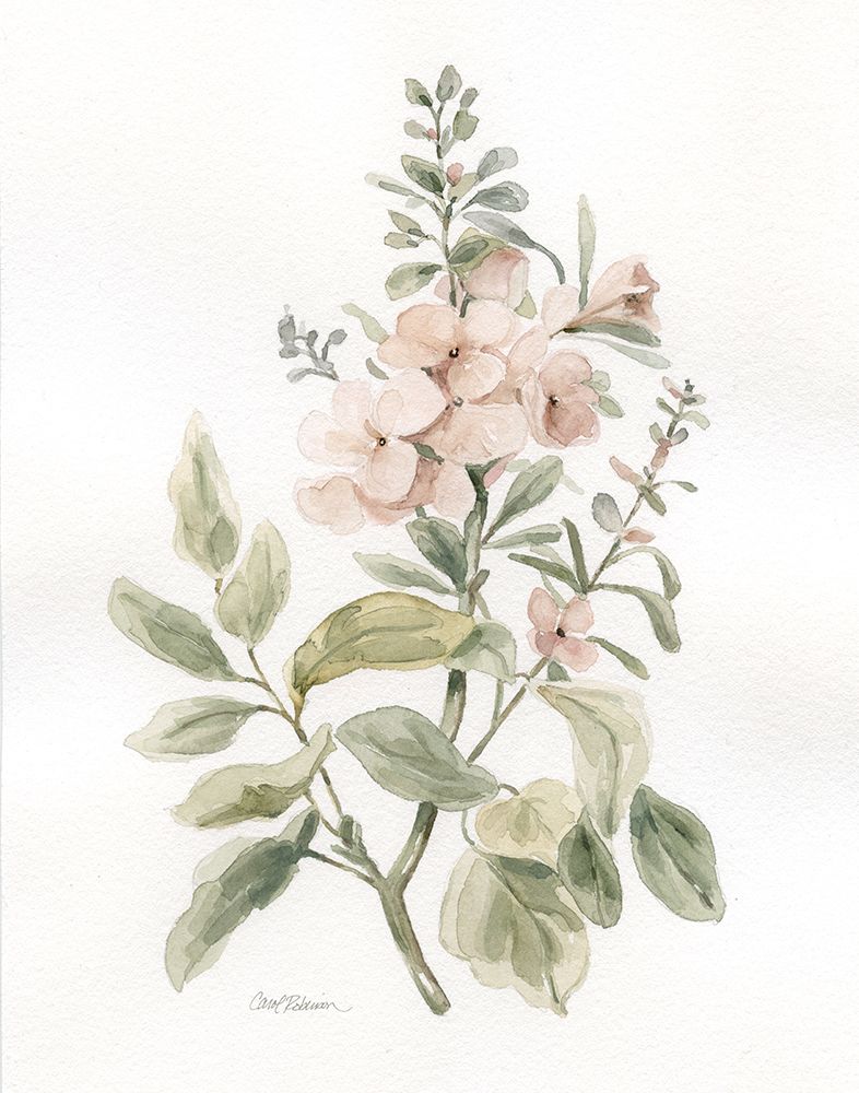 Flea Market Botanical II art print by Carol Robinson for $57.95 CAD