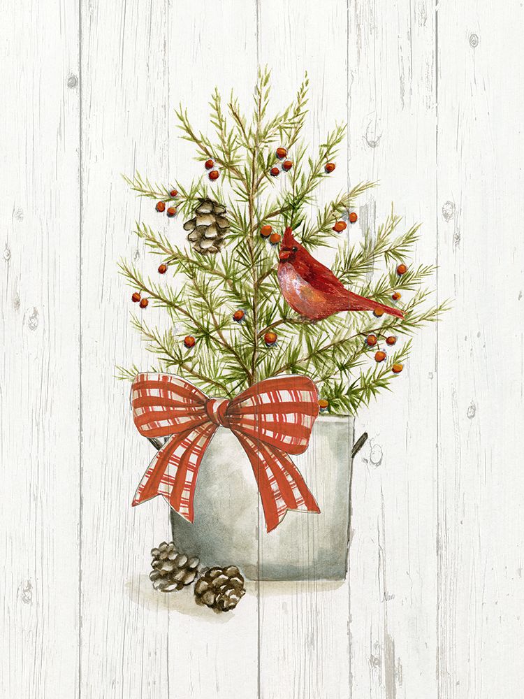 Winter Pine II art print by Nan for $57.95 CAD