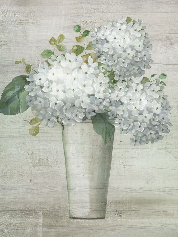 Simply Hydrangeas I art print by Nan for $57.95 CAD