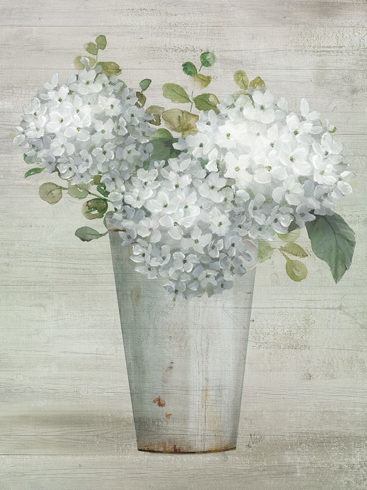 Simply Hydrangeas II art print by Nan for $57.95 CAD