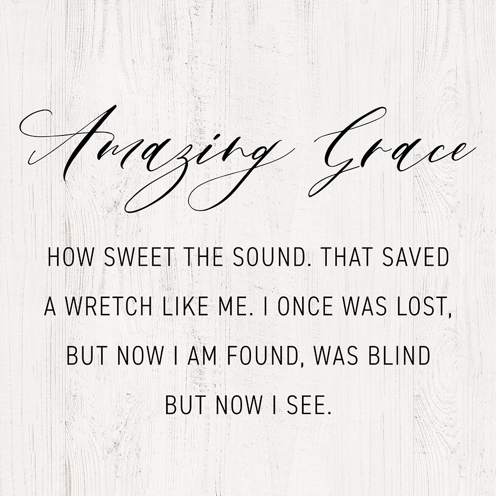 Amazing Grace art print by CAD Design for $57.95 CAD
