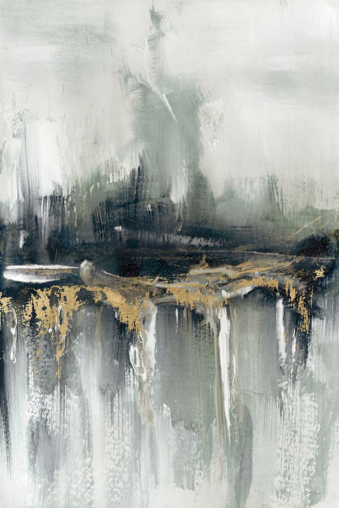 Indyscape and Gold art print by Stella Chang for $57.95 CAD