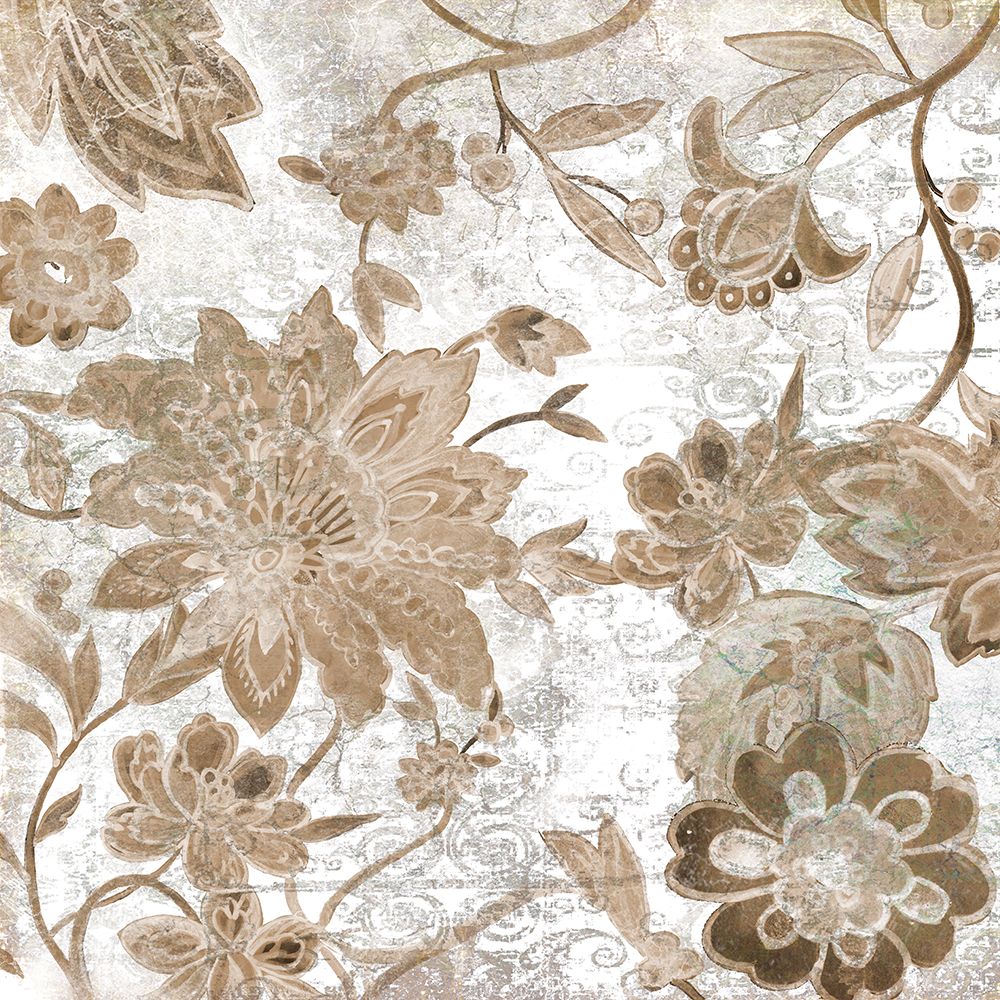 Neutral Jacobean I art print by Carol Robinson for $57.95 CAD