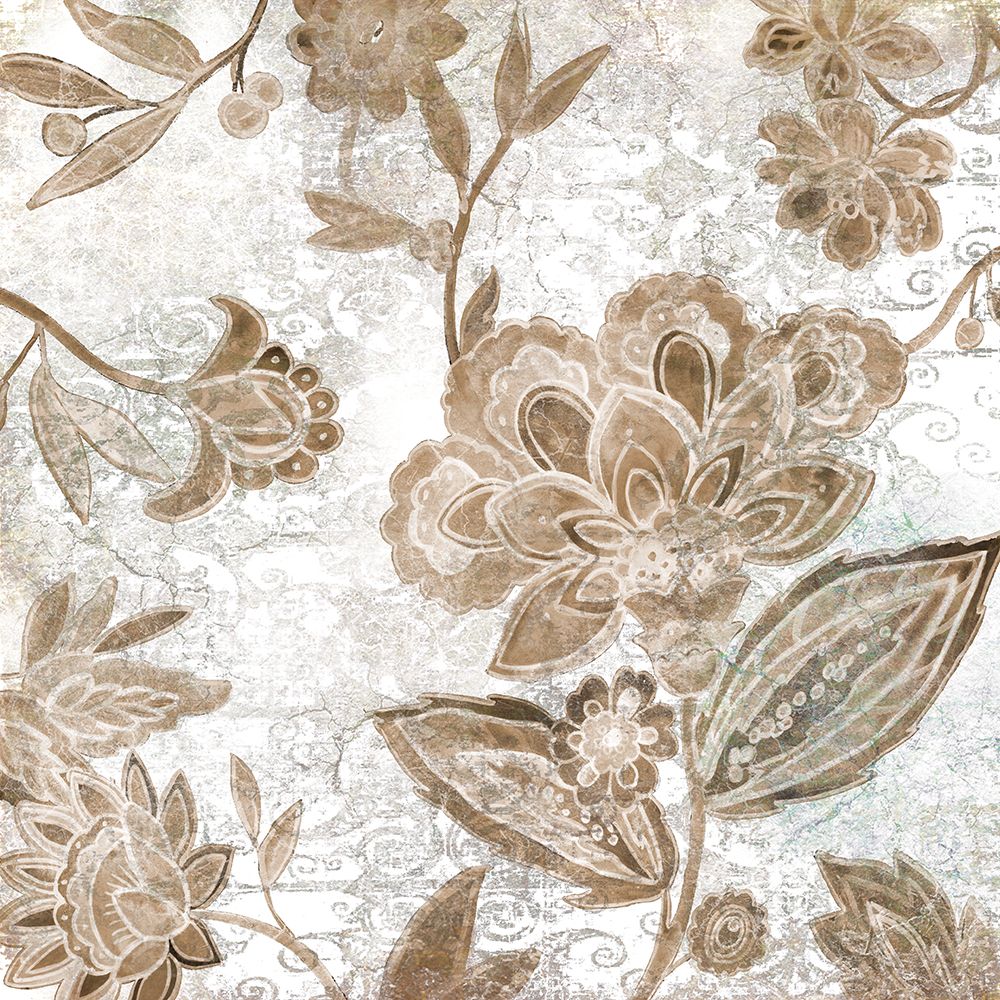 Neutral Jacobean II art print by Carol Robinson for $57.95 CAD