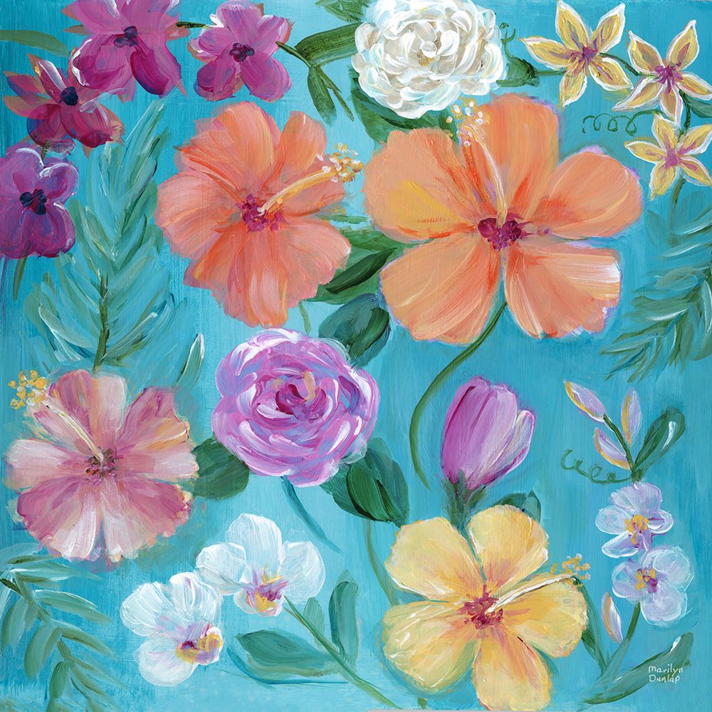 Tropical Medley I art print by Marilyn Dunlap for $57.95 CAD