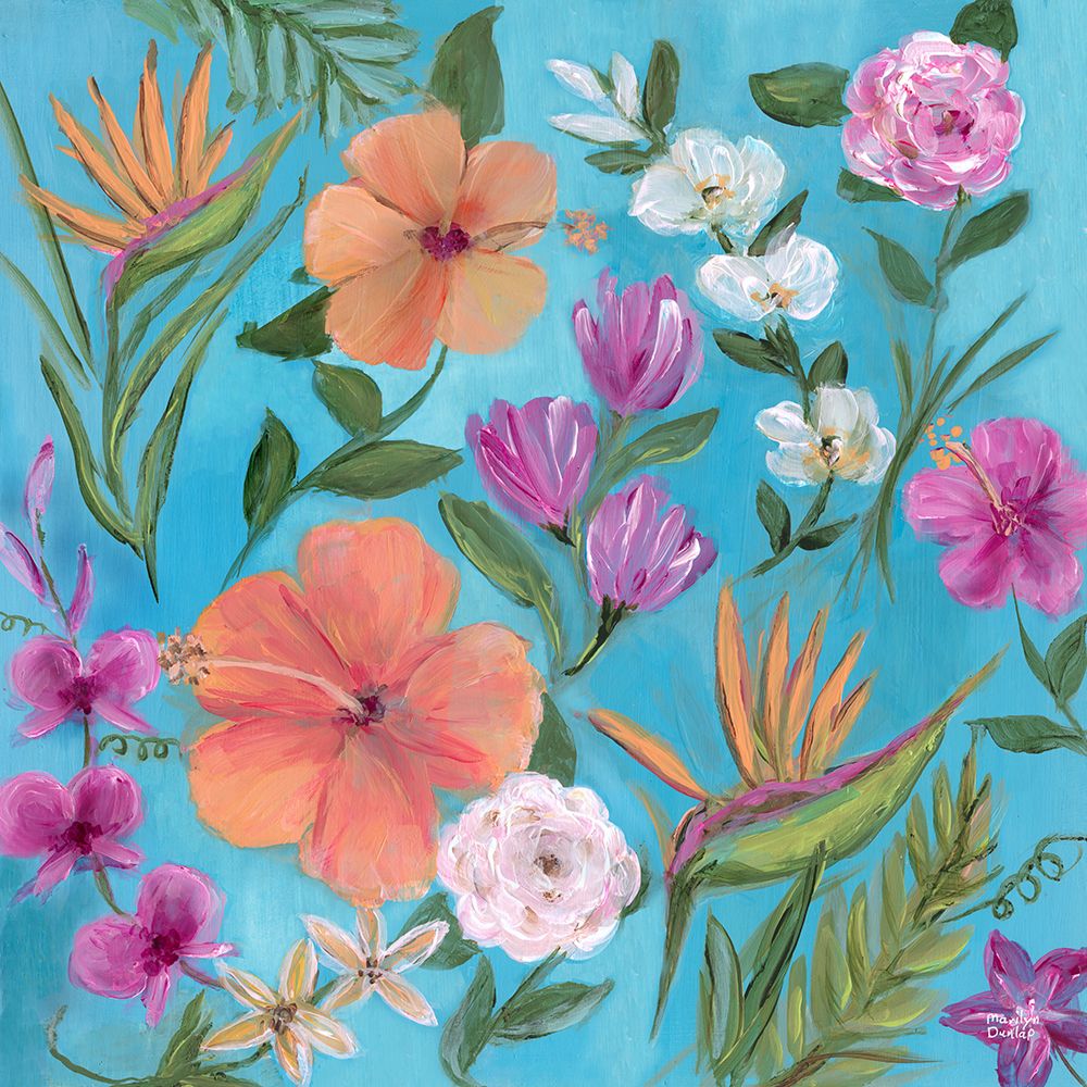 Tropical Medley II art print by Marilyn Dunlap for $57.95 CAD
