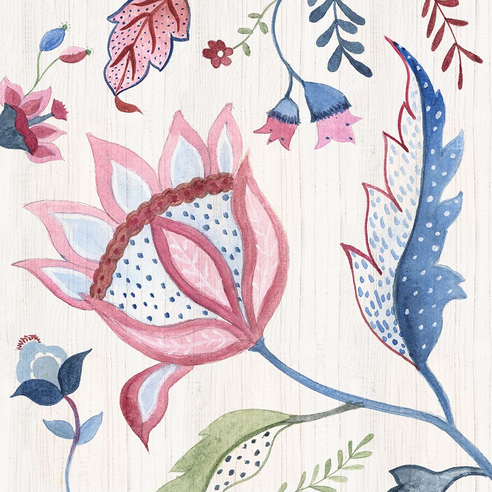 Jacobean Floral II art print by Tava Studios for $57.95 CAD