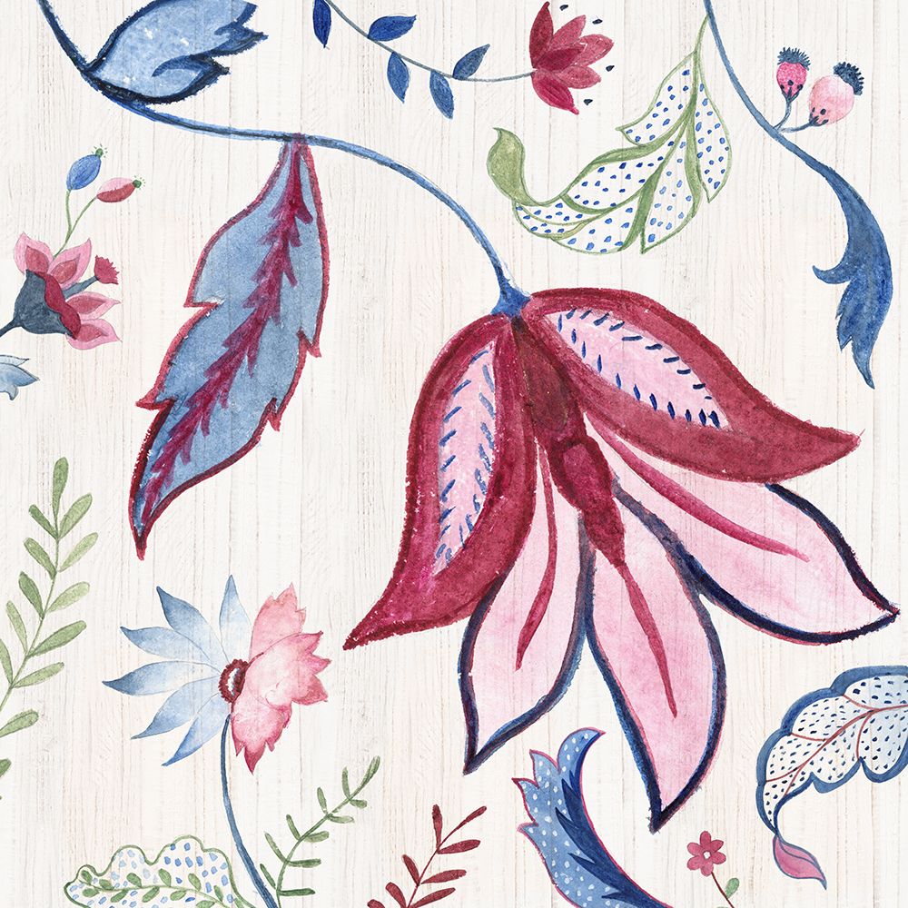 Jacobean Floral III art print by Tava Studios for $57.95 CAD