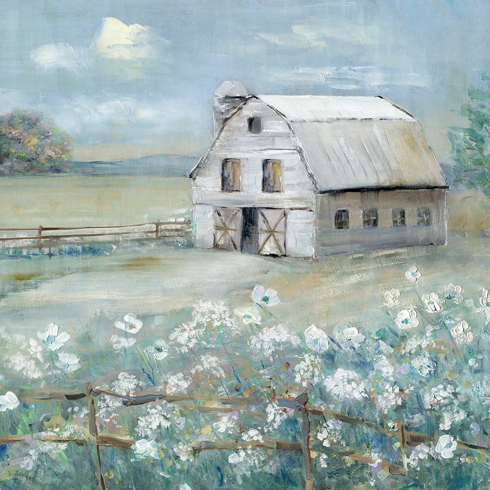 Wildflower Farm art print by Sally Swatland for $57.95 CAD