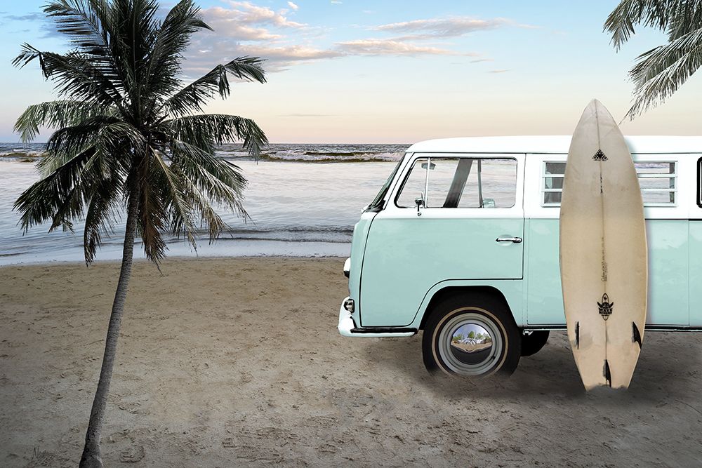 Be Happy Beach art print by Nan for $57.95 CAD