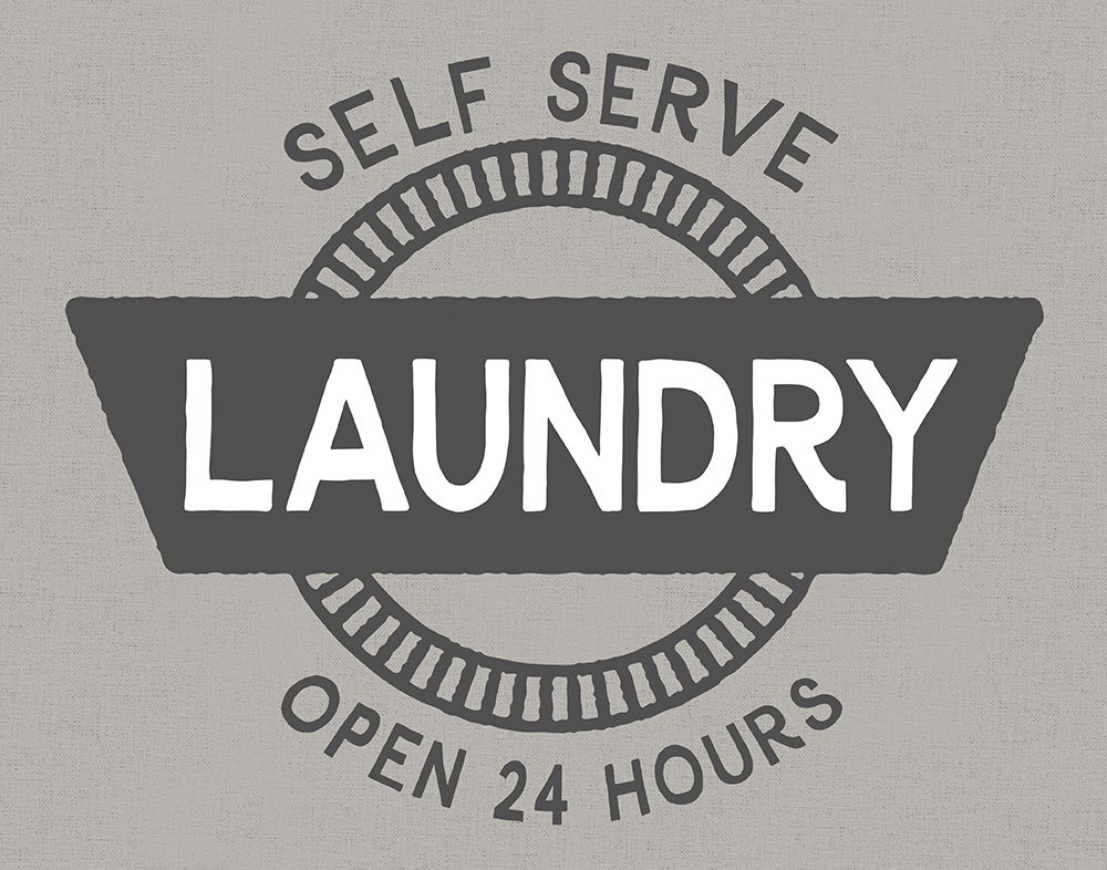 Self Serve Laundry art print by CAD Design for $57.95 CAD