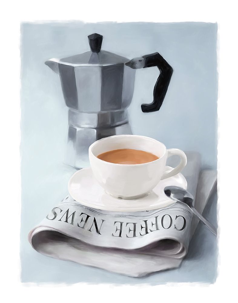 Coffee News I art print by Carol Robinson for $57.95 CAD