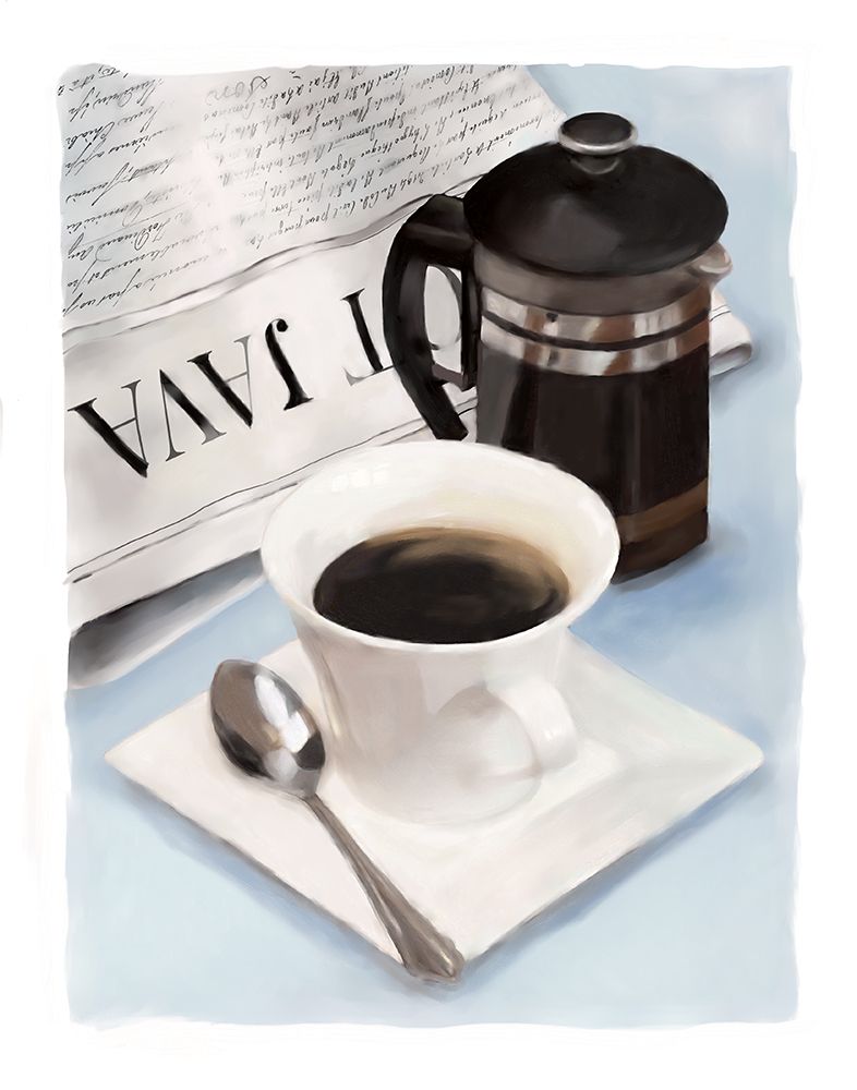 Coffee News II art print by Carol Robinson for $57.95 CAD