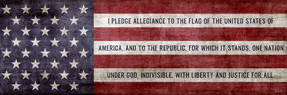 Pledge Flag art print by Natalie Carpentieri for $57.95 CAD