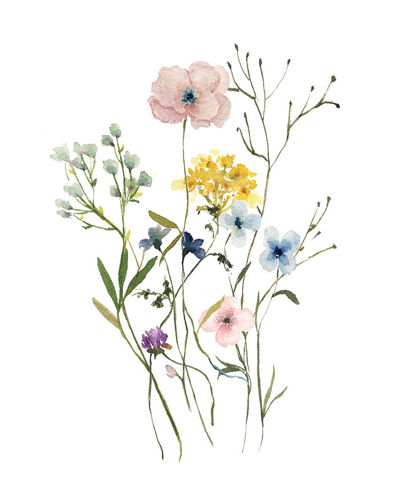 Cottage Garden Study I art print by Livi Finn for $57.95 CAD