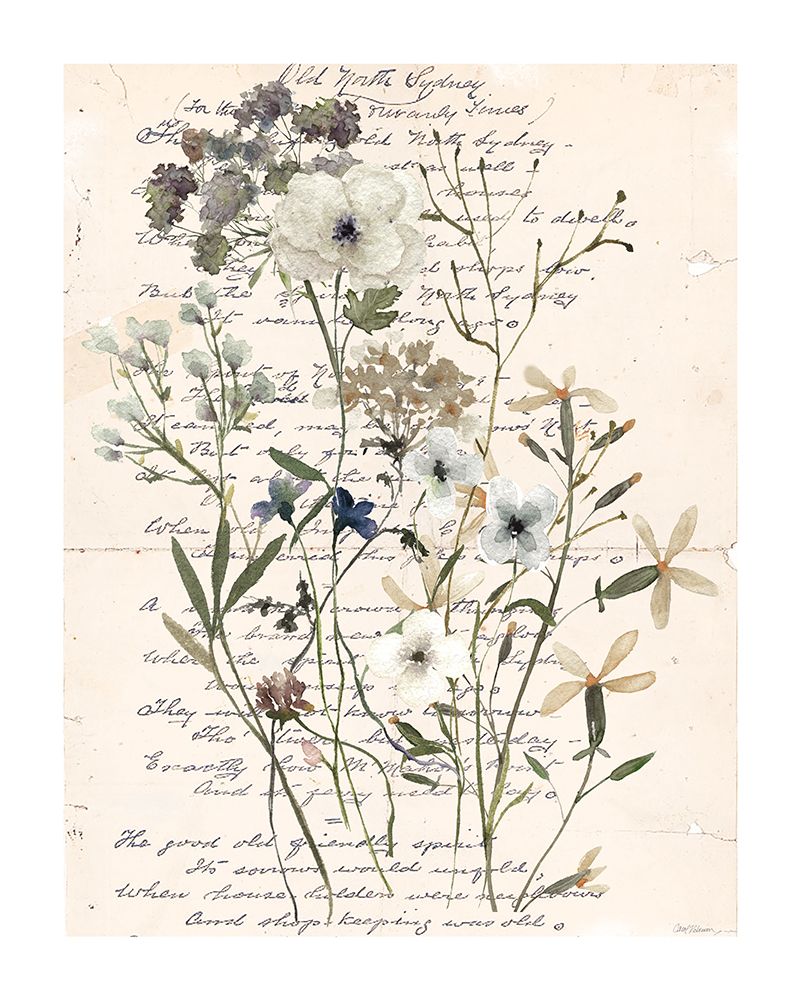 Flea Market Botanical I art print by Carol Robinson for $57.95 CAD