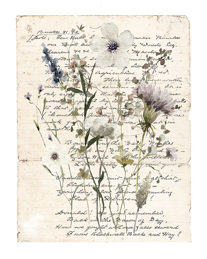Flea Market Botanical II art print by Carol Robinson for $57.95 CAD