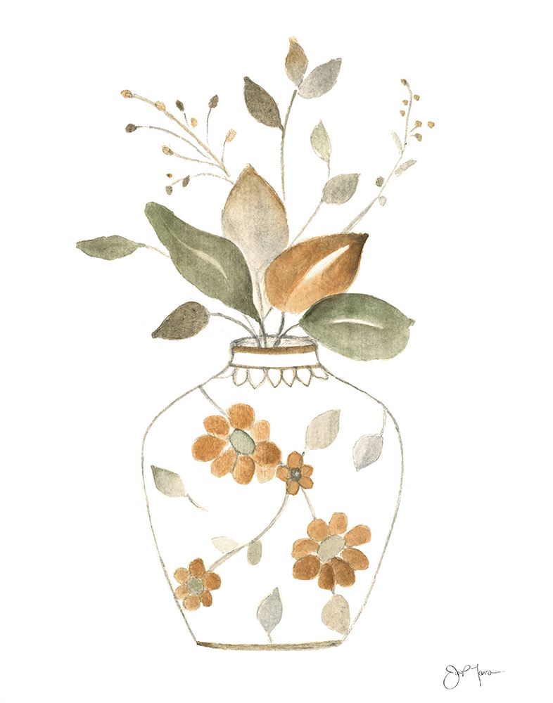 Neutral Floral I art print by Tava Studios for $57.95 CAD