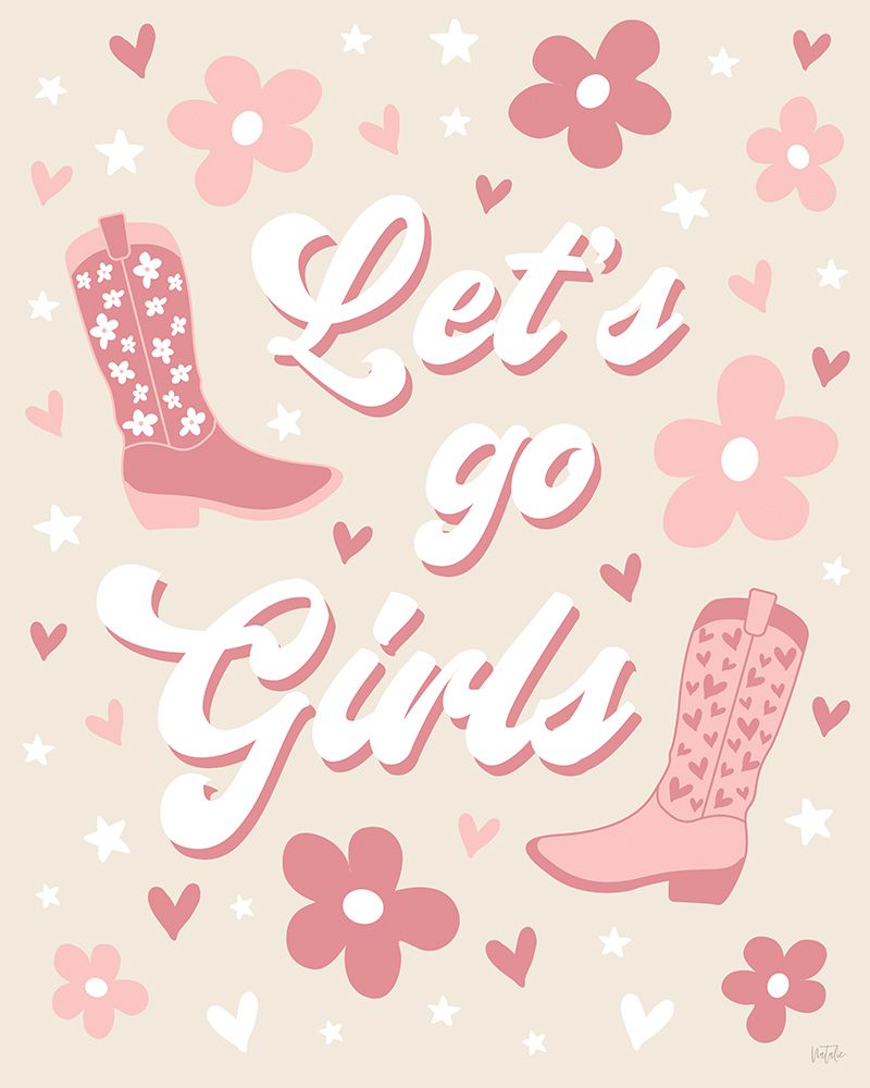 Lets Go Girls art print by Natalie Carpentieri for $57.95 CAD