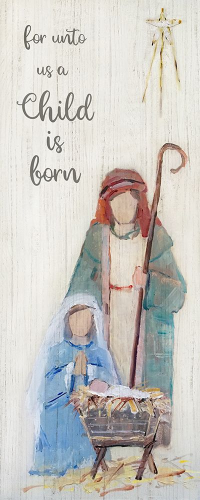For Unto Us art print by Sally Swatland for $57.95 CAD