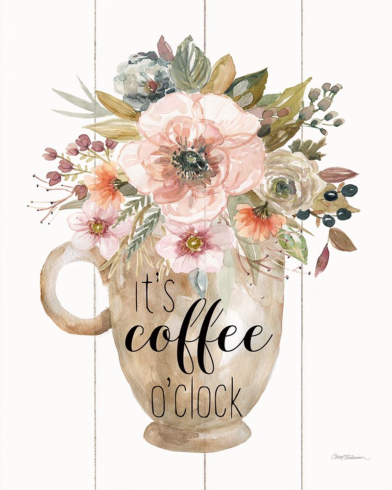 Its Coffee OClock art print by Carol Robinson for $57.95 CAD