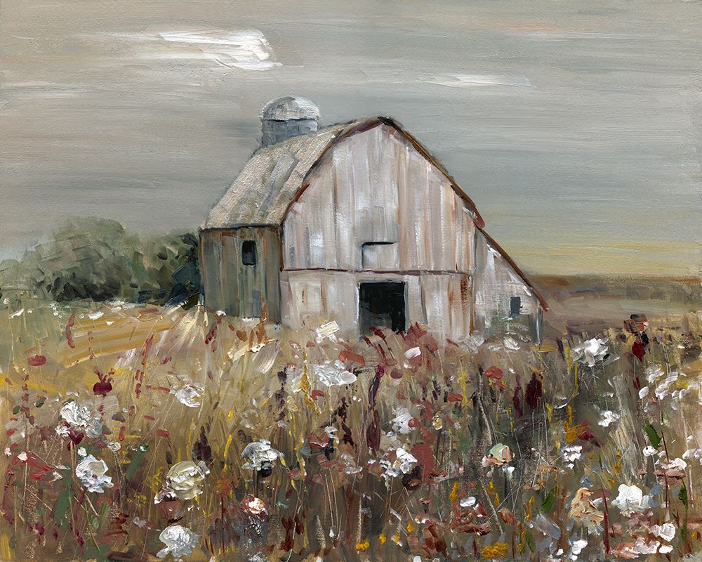Wildflower Barn art print by Sally Swatland for $57.95 CAD