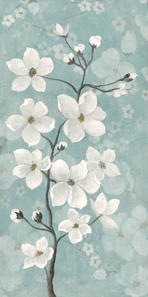 Dogwood Bloom I art print by Tava Studios for $57.95 CAD