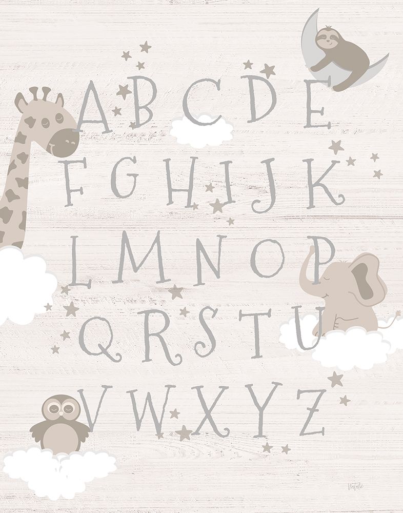 Dream Time Alphabet art print by Natalie Carpentieri for $57.95 CAD