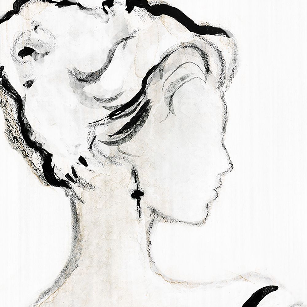 Fashion Portrait I art print by Janet Tava for $57.95 CAD