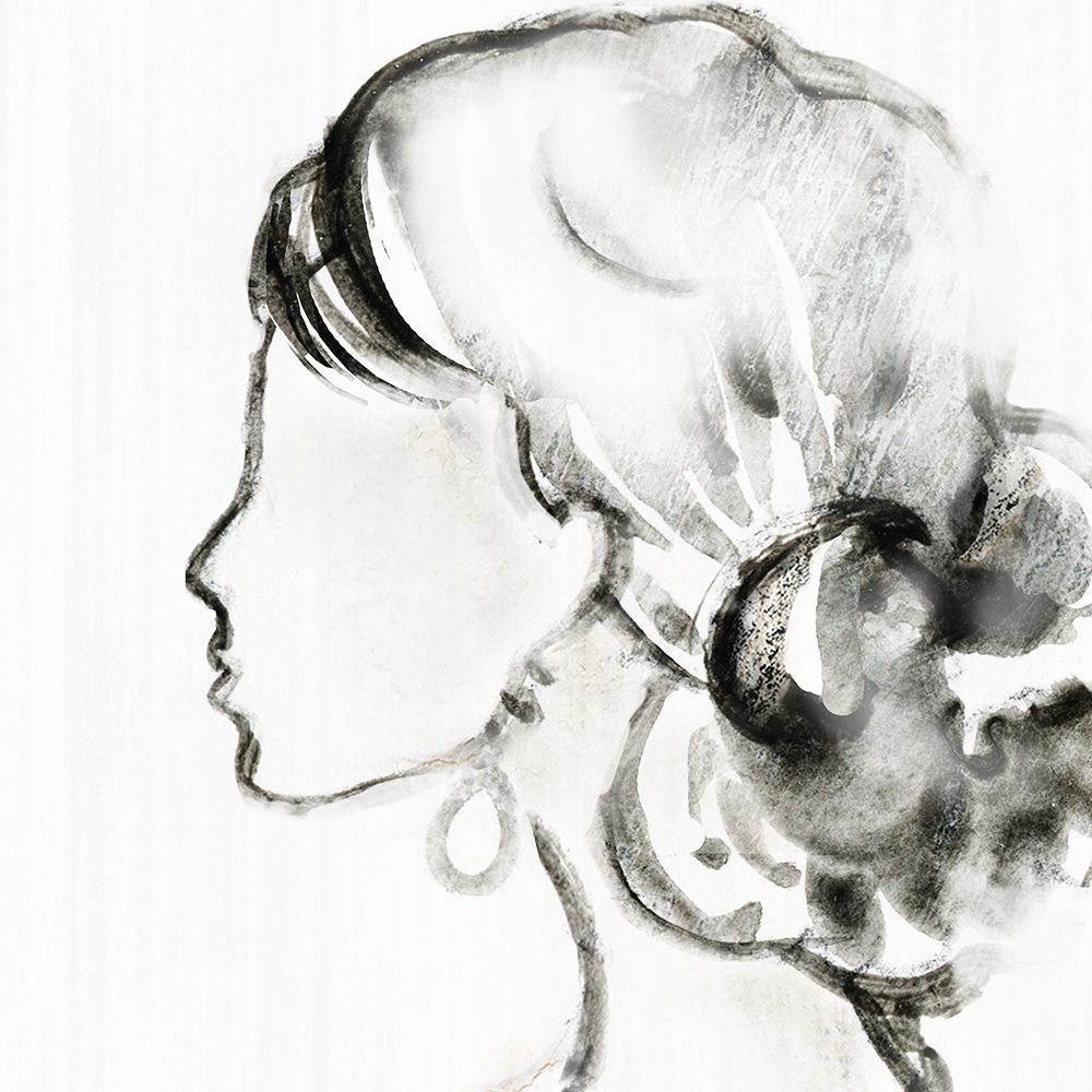 Fashion Portrait II art print by Janet Tava for $57.95 CAD