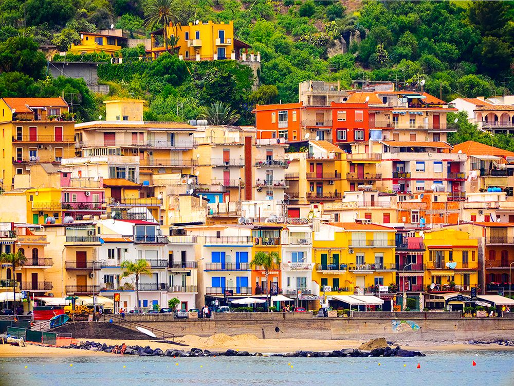 Italian Beach Village art print by Danita Delimont for $57.95 CAD