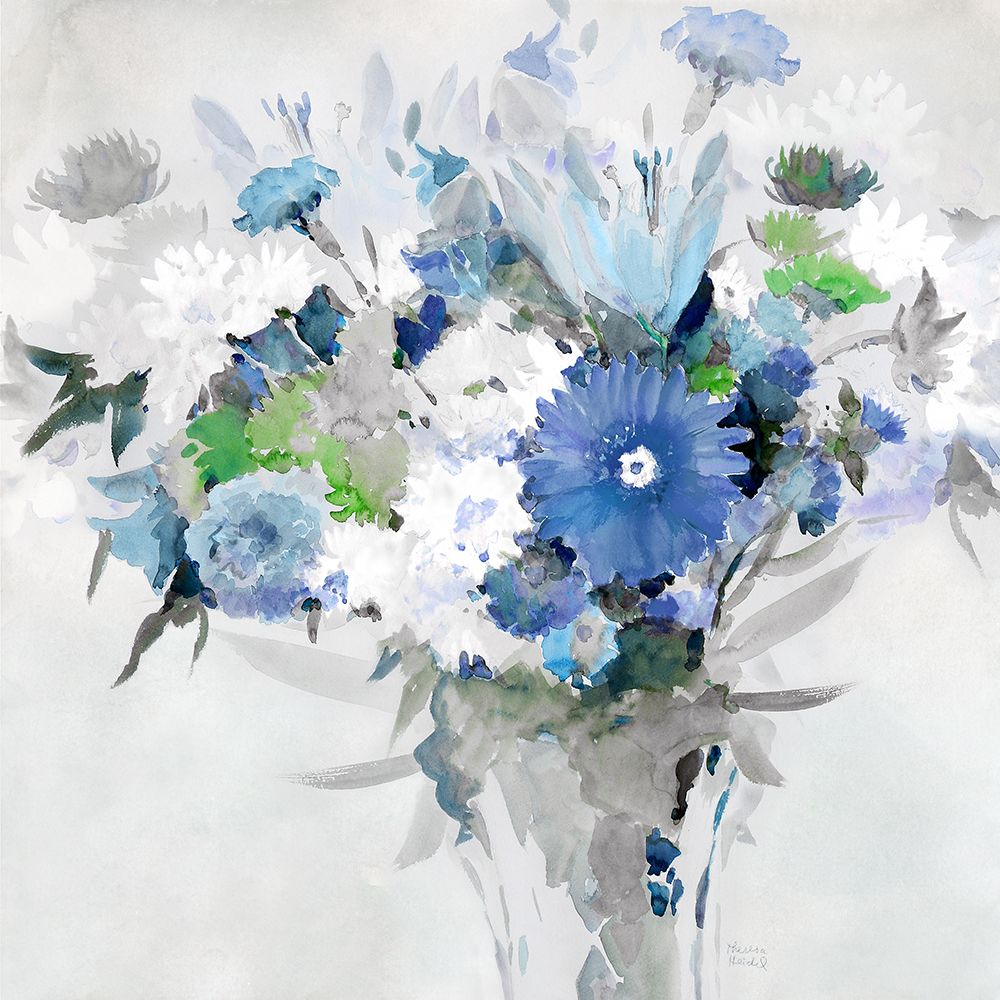 Bouquet of Blues art print by Theresa Troise Heidel for $57.95 CAD