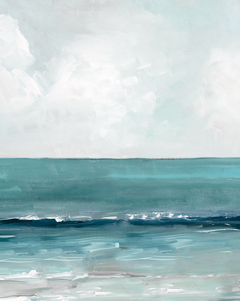 Teal Seas II art print by Sally Swatland for $57.95 CAD