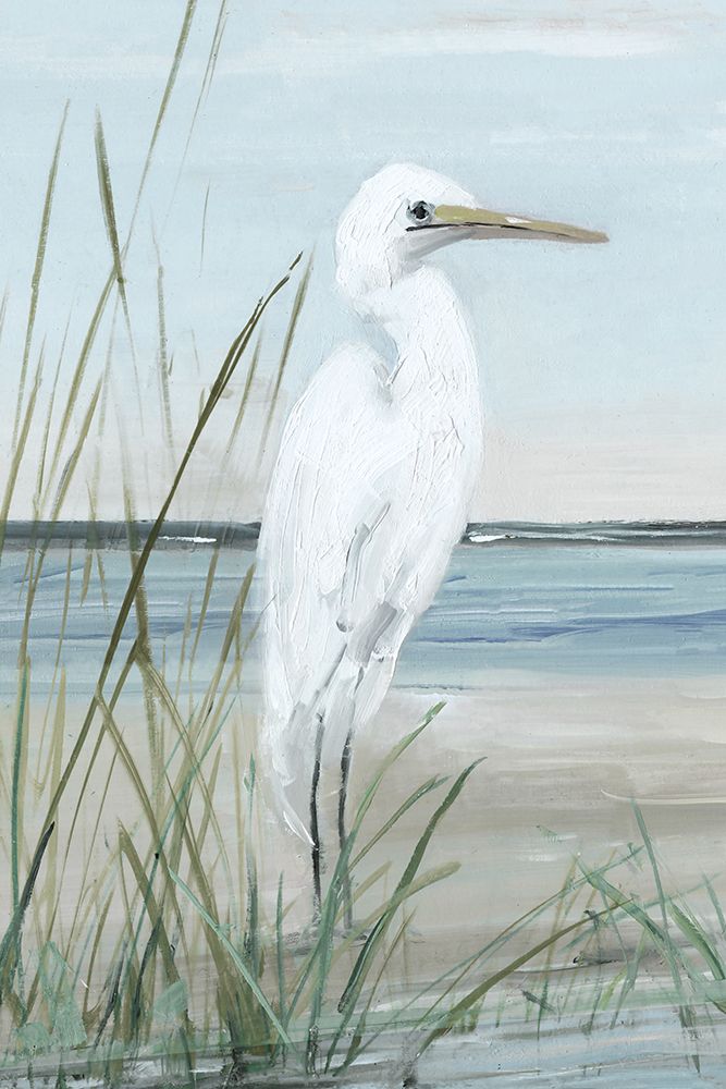 Summertime Heron I art print by Sally Swatland for $57.95 CAD