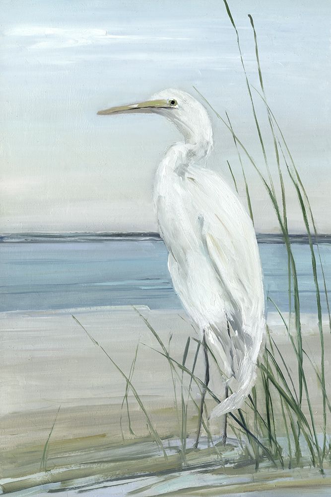 Summertime Heron II art print by Sally Swatland for $57.95 CAD