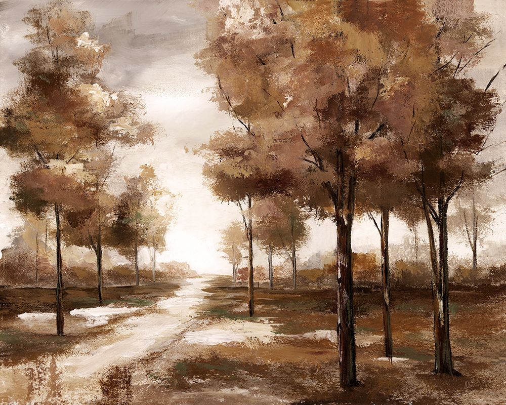 Fall Park art print by Nan for $57.95 CAD