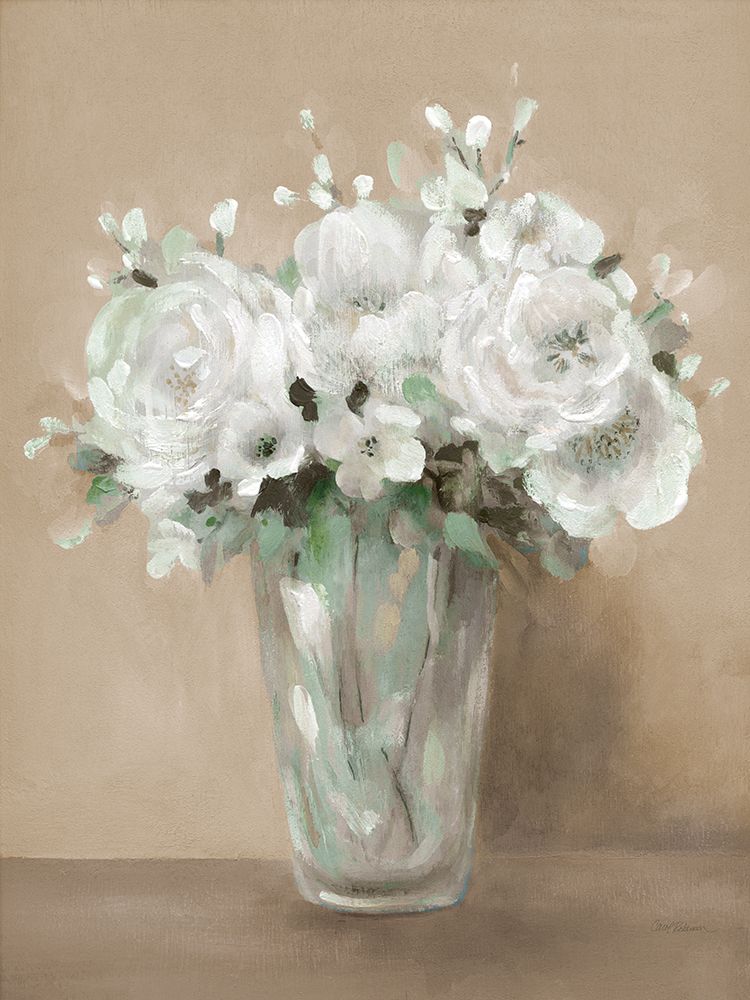 White Blooms art print by Carol Robinson for $57.95 CAD