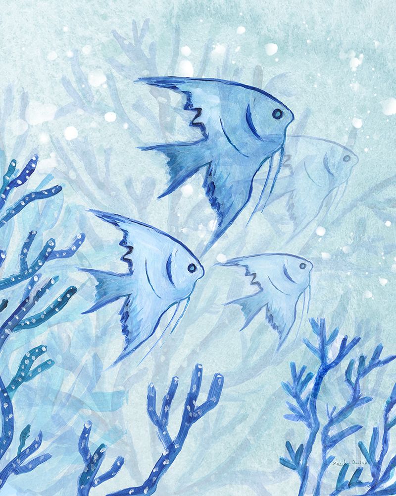 Angel Fish I art print by Marilyn Dunlap for $57.95 CAD