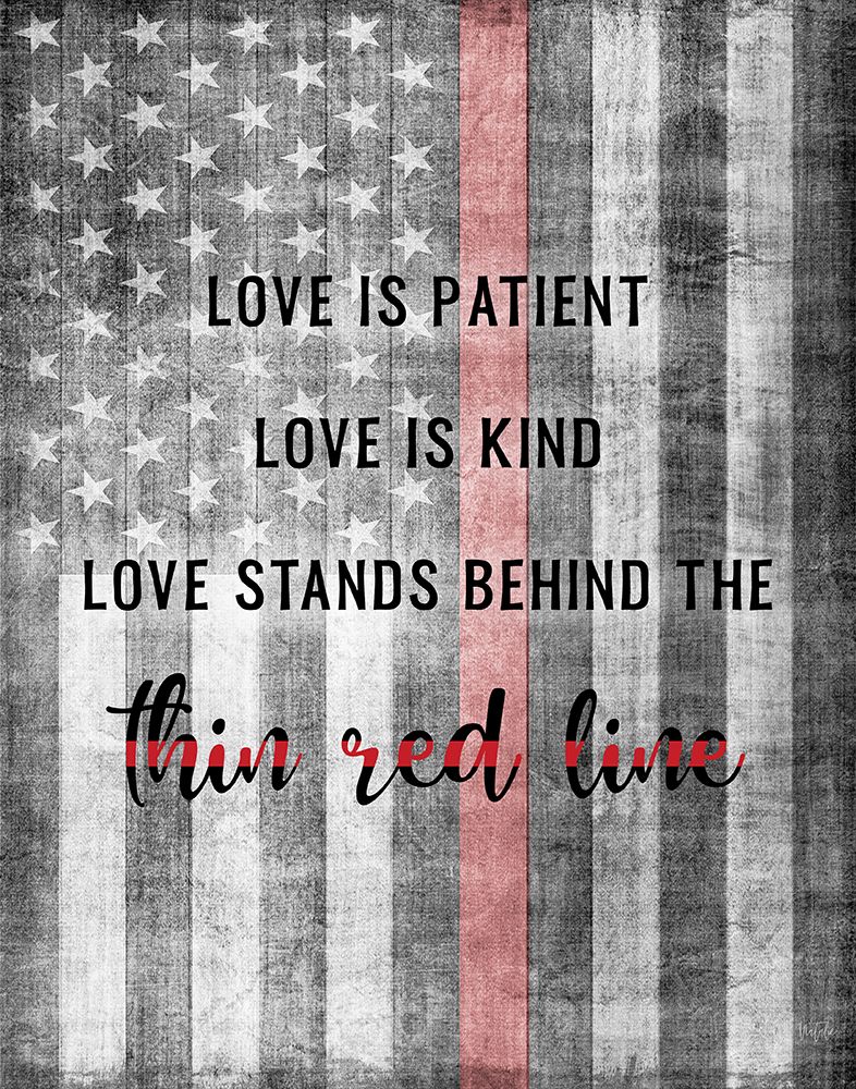 Thin Red Line art print by Natalie Carpentieri for $57.95 CAD