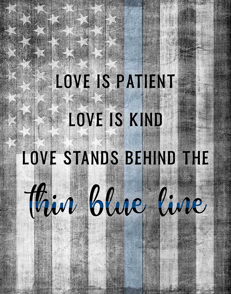 Thin Blue Line art print by Natalie Carpentieri for $57.95 CAD
