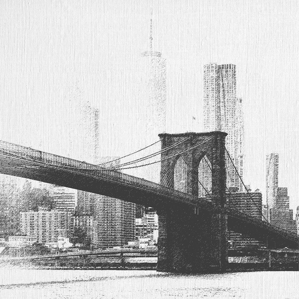 Brooklyn Bridge art print by Katrina Craven for $57.95 CAD