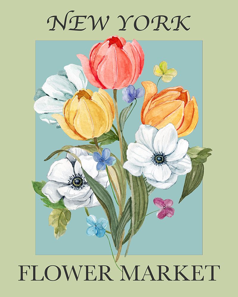 New York Flower Market art print by Carol Robinson for $57.95 CAD